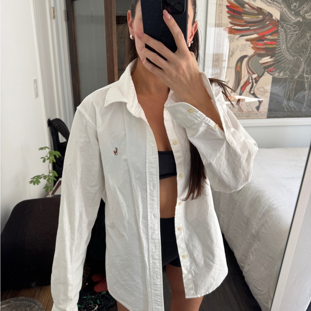 Polo by Ralph Lauren White Button-Down Shirt